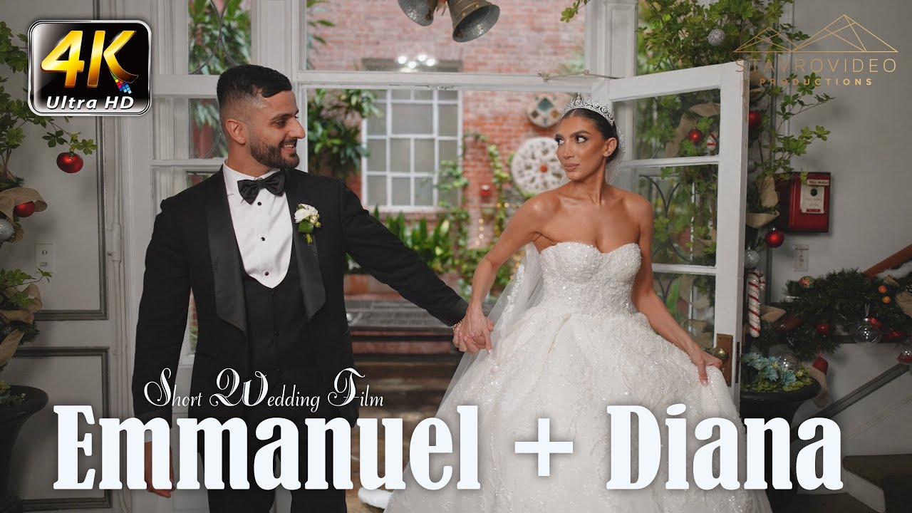 Emmanuel + Diana's Short Wedding Film 4K UHD at Landmark hall st Mary Assyrian Church and French Gar