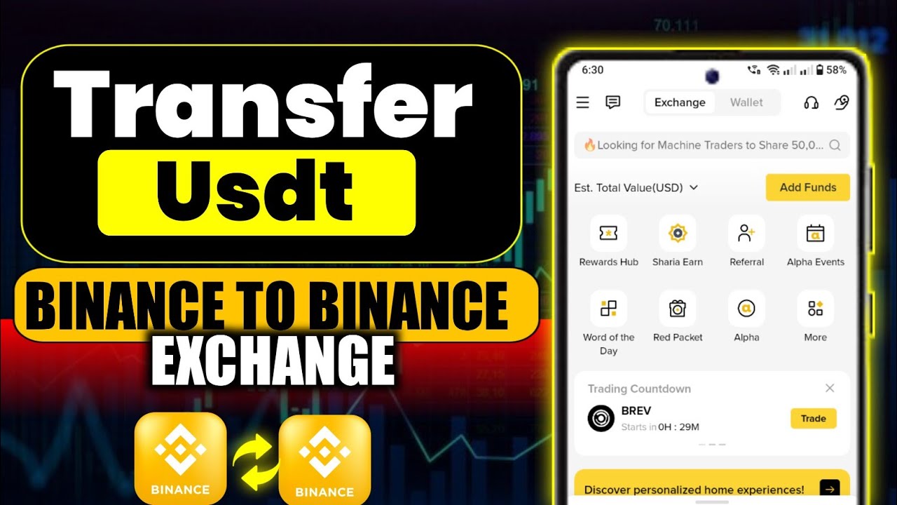 How To transfer USDt from Binance to Binance Exchange | Transfer Usdt From Binance to Binance 