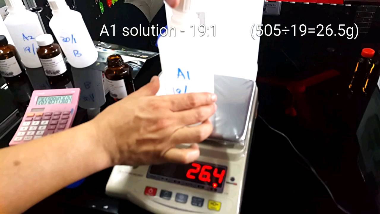 纳米喷镀 开箱目录1 - 药水调配 Aikka Nano Chrome