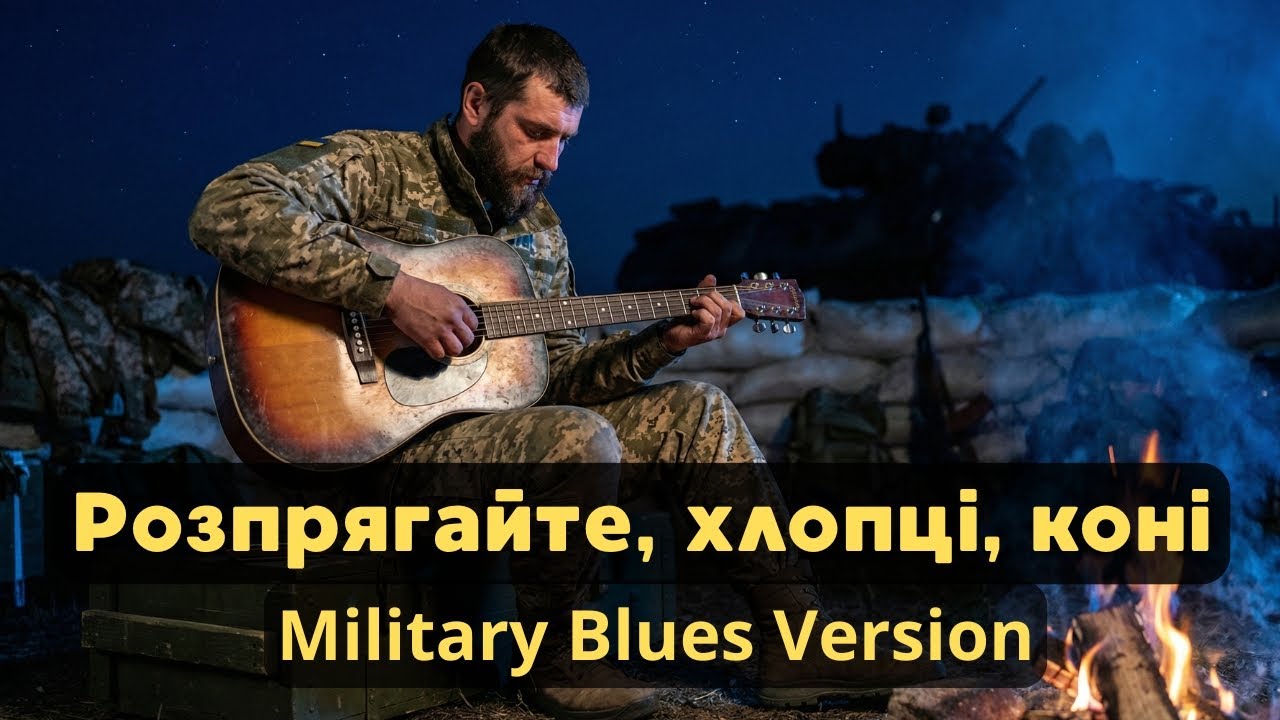 Розпрягайте, хлопці, коні — Блюзова версія для воїнів 🎸 | Ukrainian Blues | Сталевий Кобзар