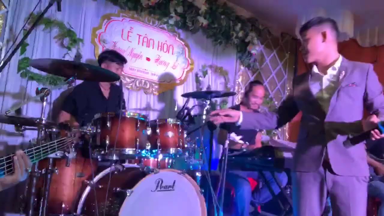 Drum Thái Tuấn | Yêu Em Dài Lâu | MC Thiên Ân | Nhạc Sống Đám  Cưới