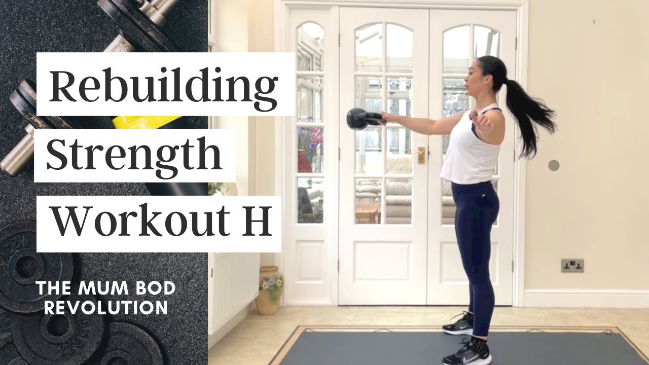 Postpartum Full Body & Core Workout | 30s On / 10s Off Dumbbell Circuit