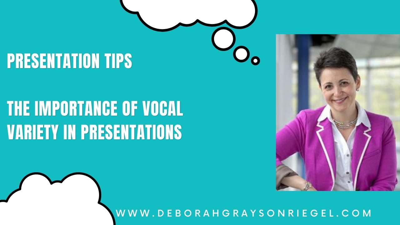 The Importance of Vocal Variety in Presentations