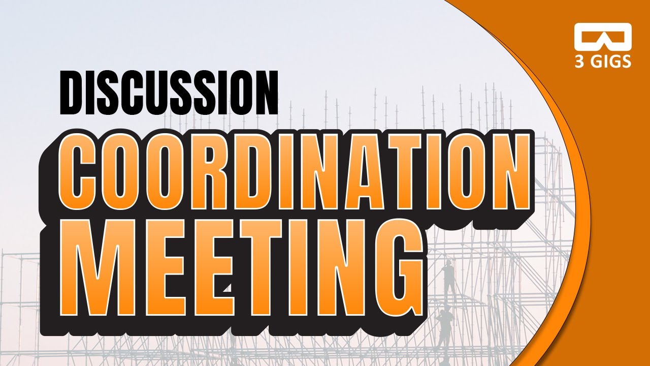 DISCUSSION - COORDINATION MEETING BEST PRACTICES