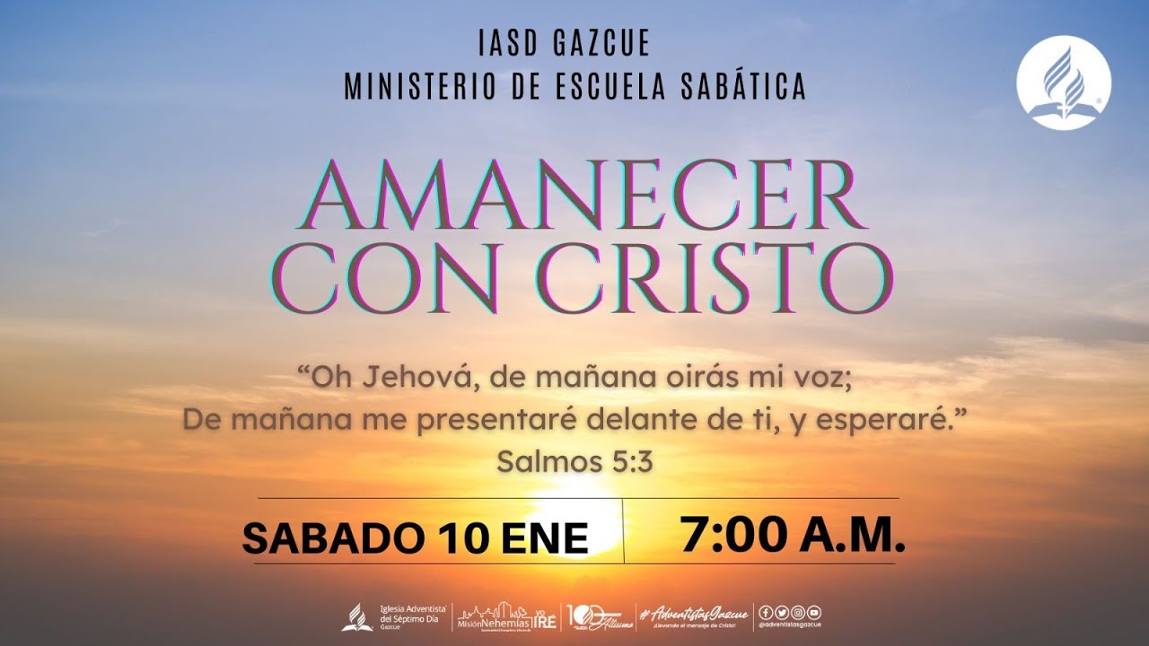 Amanecer con Cristo - 10 enero, 2026