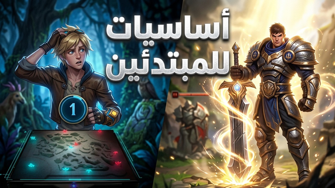 أساسيات League of Legends للمبتدئين | الجزء الأول: فهم اللعبة وتعلم الفوز!
