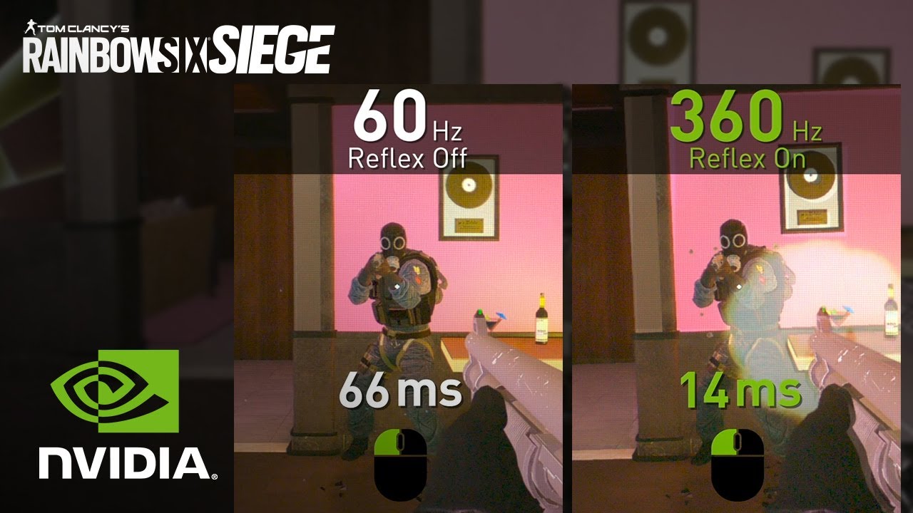 GeForce Powered Low Latency Rainbow Six Siege SLO-MO Video