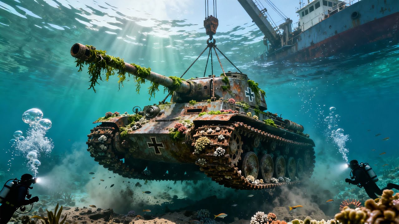 Nazi WW2 Panzer IV : Documenting a Sunken Panzer IV's Final Resting Place