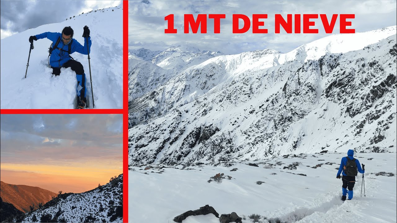 Cerro la cruz Mayo 2024 despues de un sistema frontal en Santiago