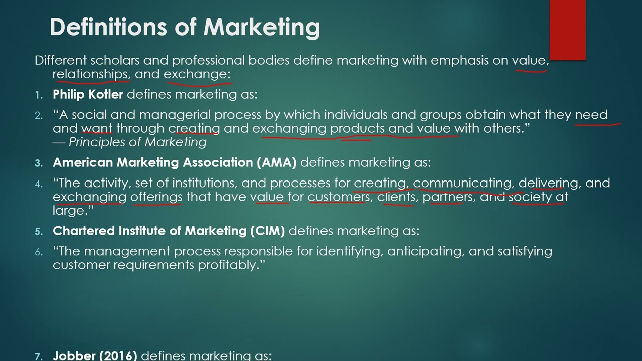 INTRODUCTION TO BUSINESS MARKETING GBE 102 LECTURE 1 