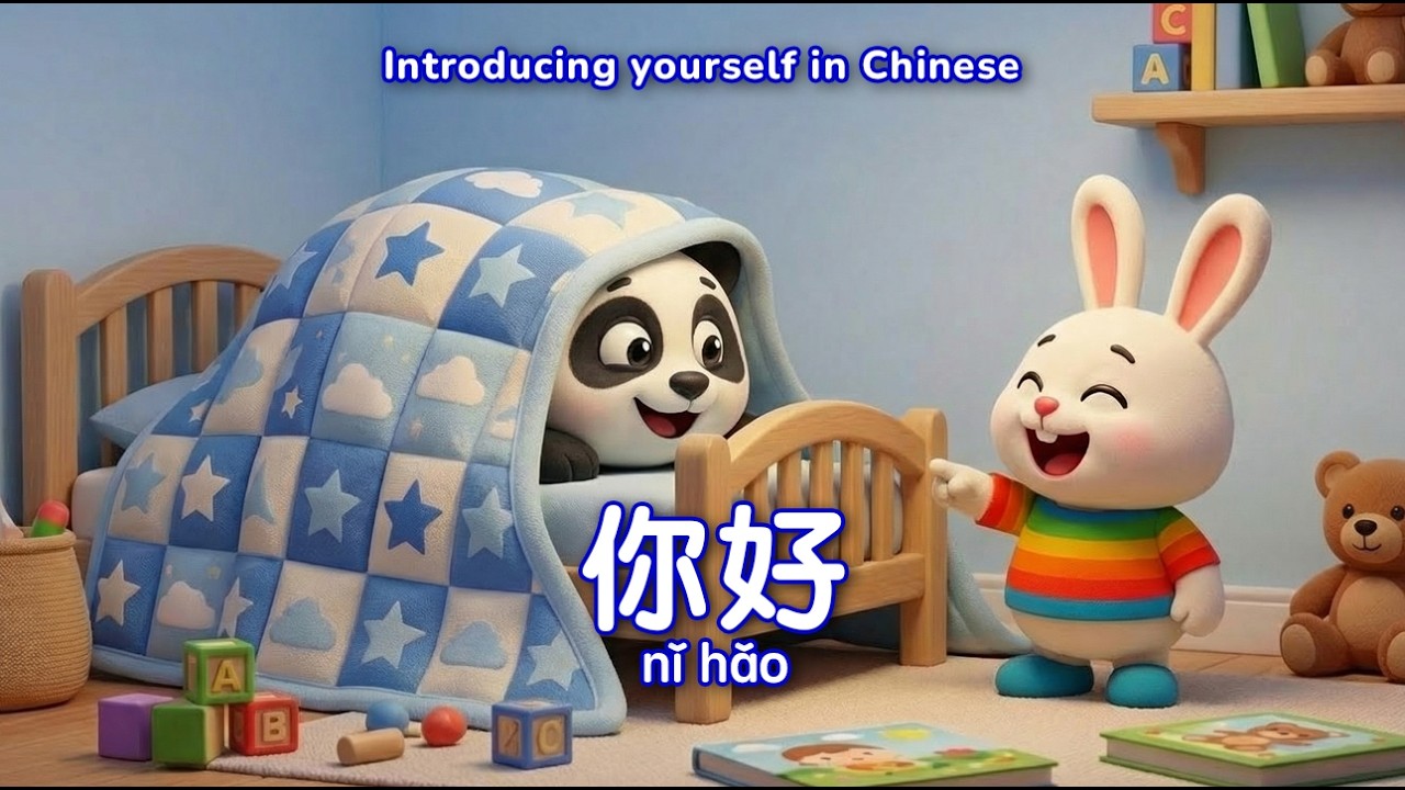 你好 hello | 萌宠小学堂 | Chinese for Kids