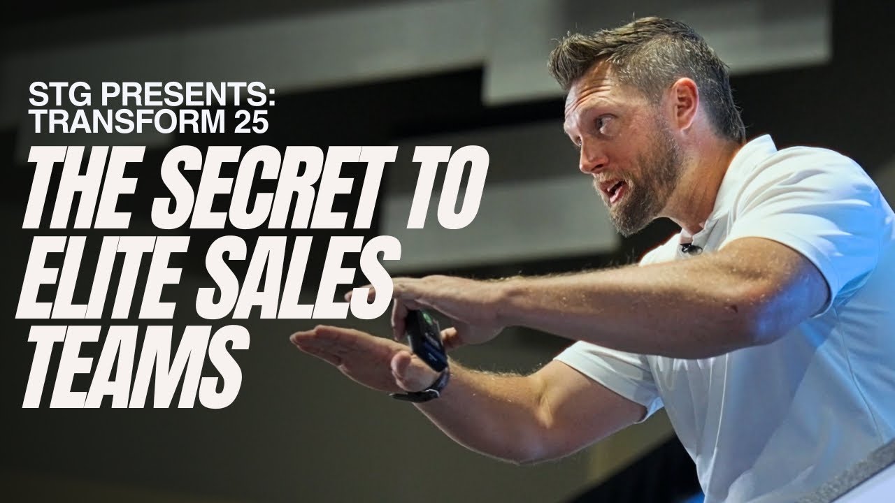 The Secret to Building Elite Sales Teams &mdash; It&rsquo;s Not What You Think | Transform 25 with Ryan Groth