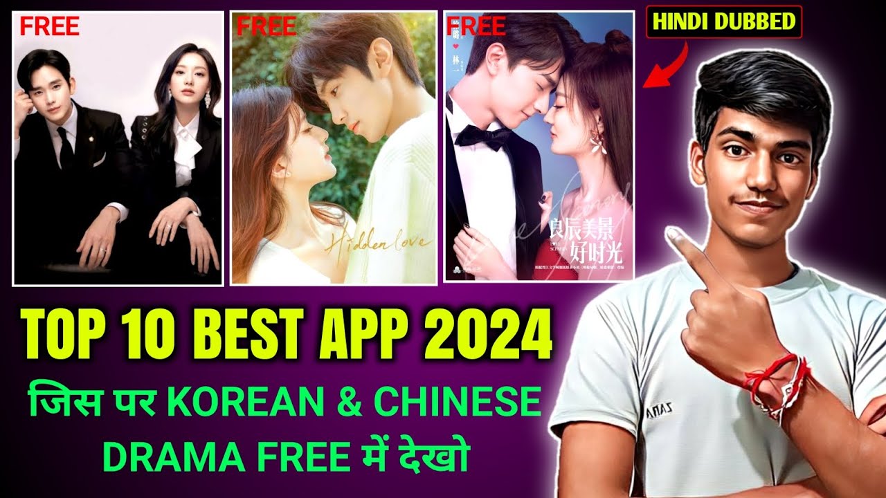Best Korean & Chinese Drama Apps in Hindi 2024🔥|How to watch Korean drama in Hindi dubbed