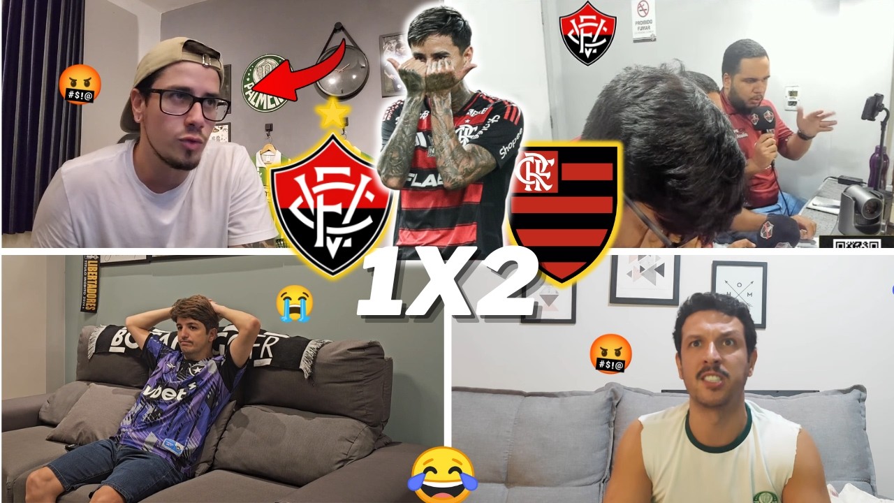 REAÇÕES DOS RIVAIS SECANDO O MENGÃO | VITÓRIA 1 X 2 FLAMENGO | BRASILEIRÃO 2026- VAMOS RIR KKKKK
