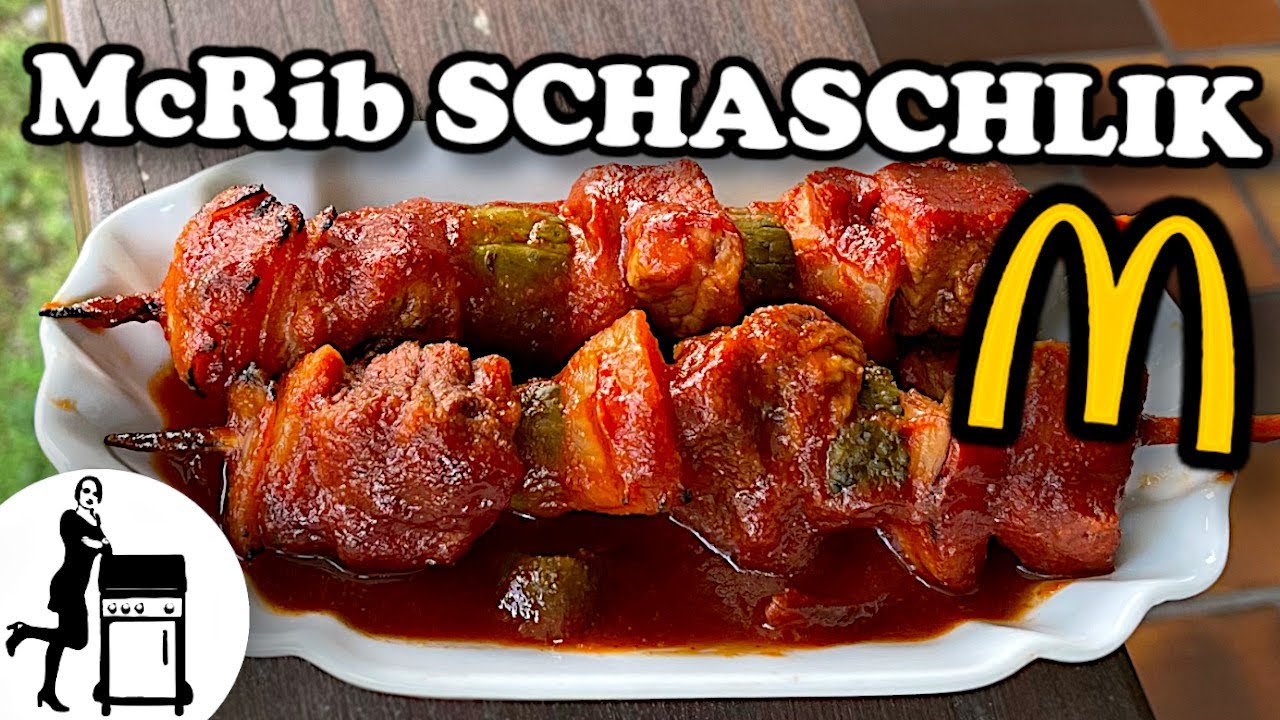 McRib Schaschlik | mit Original McRib Soße | Die Frau am Grill