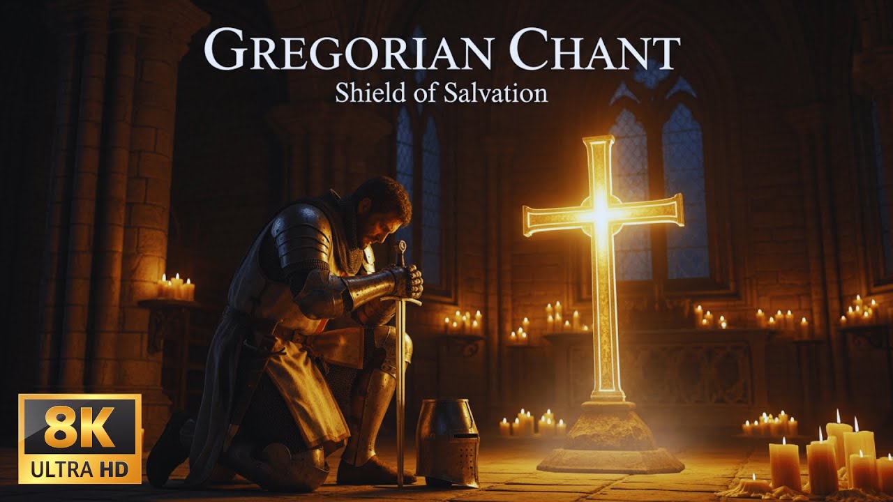 Gregorian Chant for Holy Courage ⛨ Templar Hymn of Strength | Faith, Devotion, and God's Grace