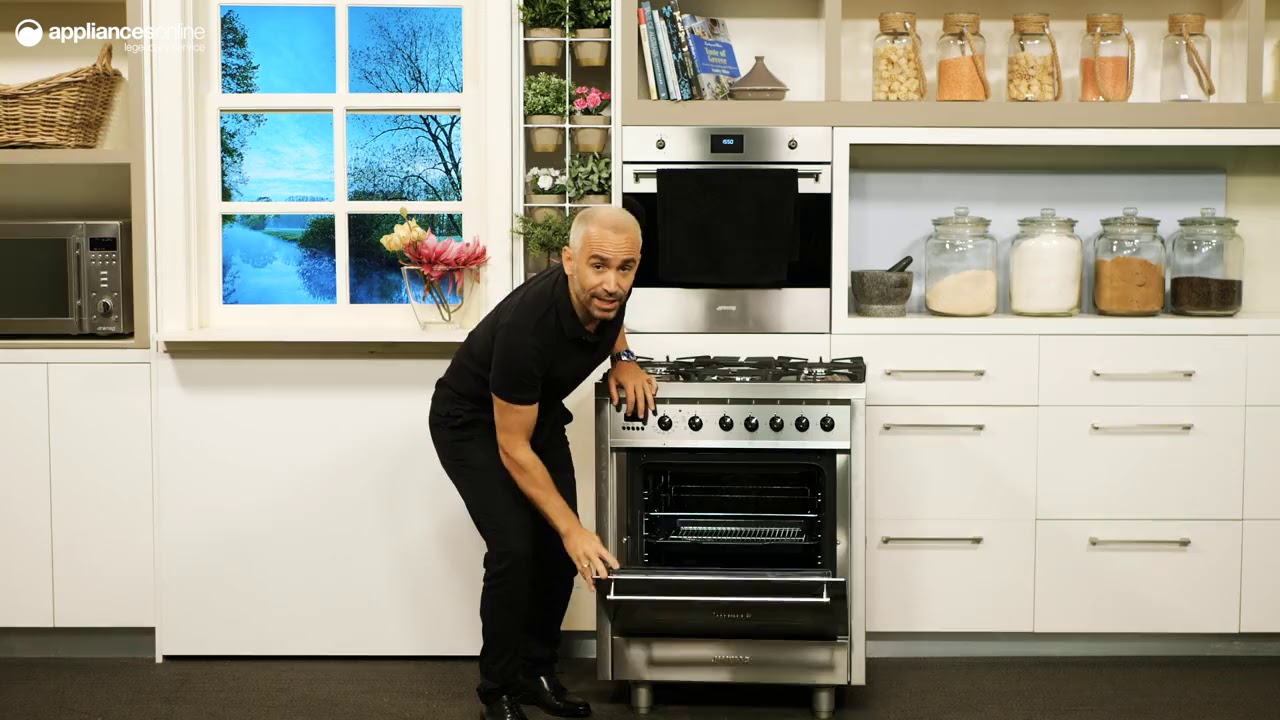 Smeg C7GMXA8 70cm Classic Aesthetic Freestanding Dual Fuel Oven Stove