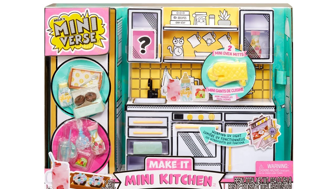 Mini Verse Make it Mini Kitchen Food DIY Resin Craft Unboxing Review