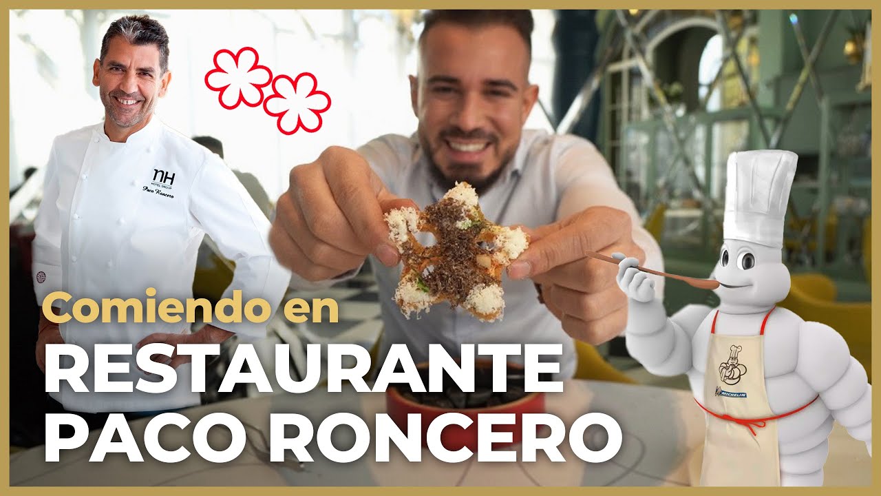Conozco a PACO RONCERO y me prepara su INMENSO MENÚ de 16 PLATOS con 2 ESTRELLAS MICHELIN ⭐⭐ BRUTAL!
