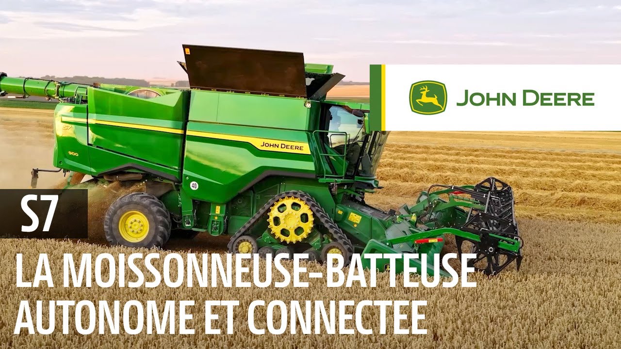 MOISSONNEUSE-BATTEUSE S7 de John Deere : une technologie de récolte prédictive révolutionnaire
