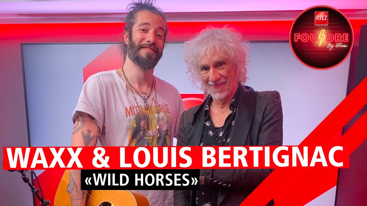 Louis Bertignac et Waxx interprètent "Wild Horses" en live dans Foudre