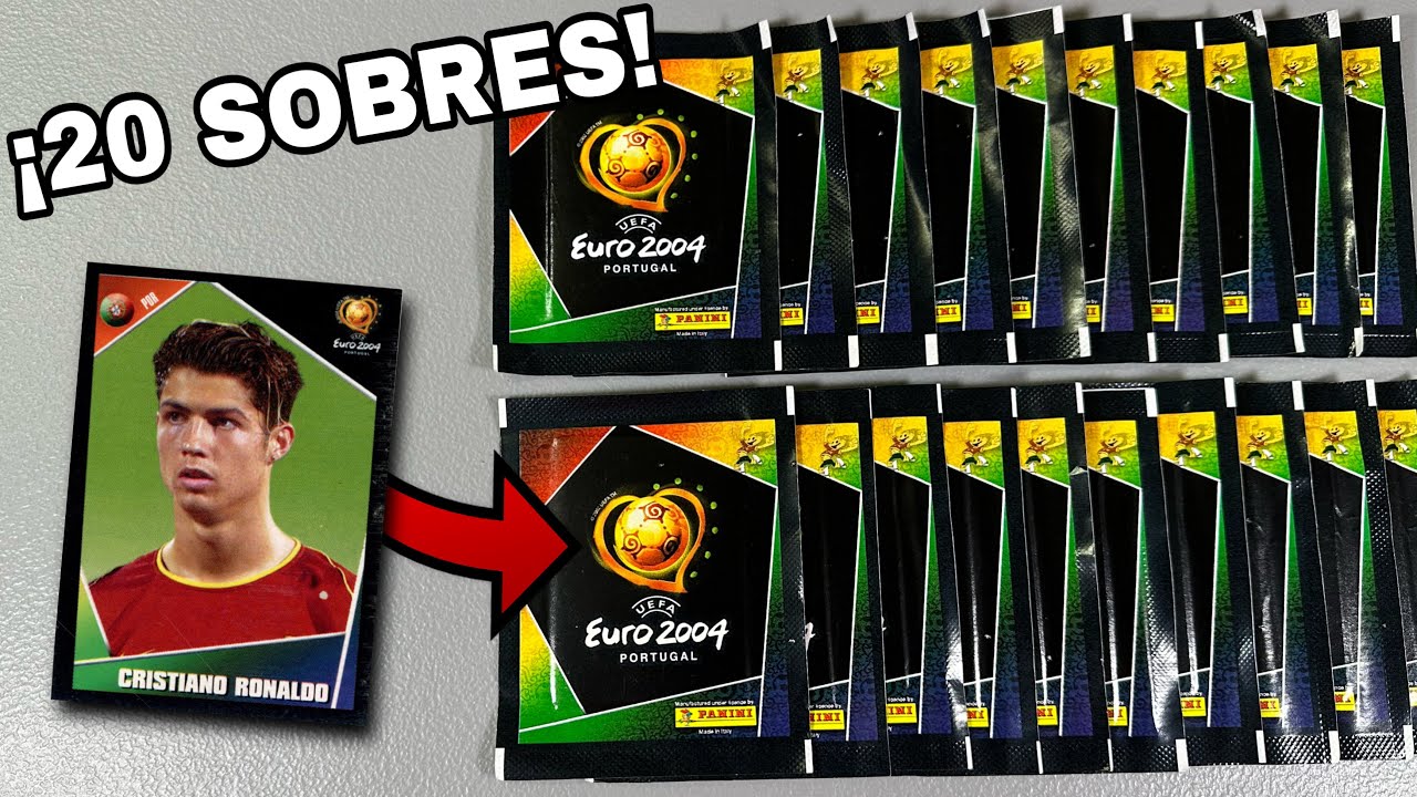 ¡BUSCANDO A CR7 EN 20 SOBRES DE LA EURO 2004! - SE BUSCAN GOATS #11