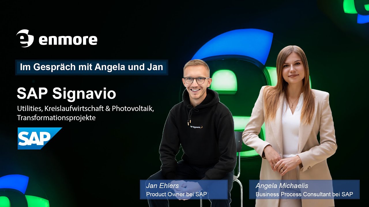 SAP Signavio – Webcast – SAP Signavio für die Energiewirtschaft mit Angela Michaelis & Jan Ehlers
