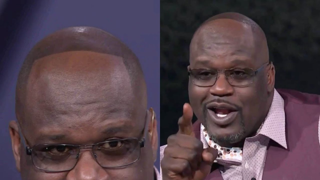 Shaquille O'Neal unveil his new hairstyle after he lost a bet to Dwyane Wade | NBA on TNT