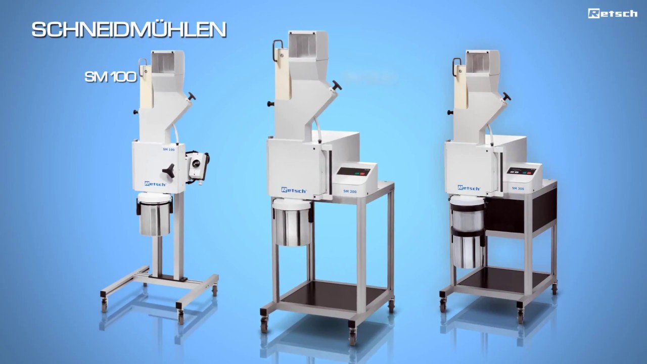 Schneidmühlen SM 100, SM 200 & SM 300 - RETSCH