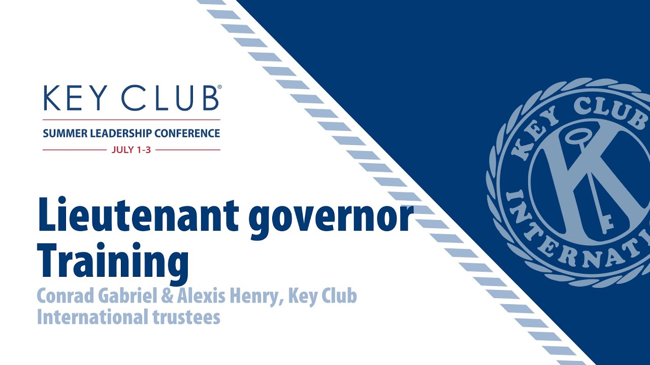 Lieutenant governor training