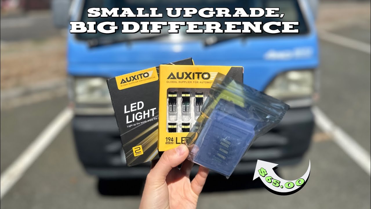 Switching to LEDs on the Kei Truck (dome, headlights, taillights)