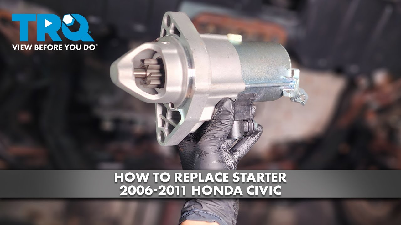 How to Replace Starter 2006-2011 Honda Civic