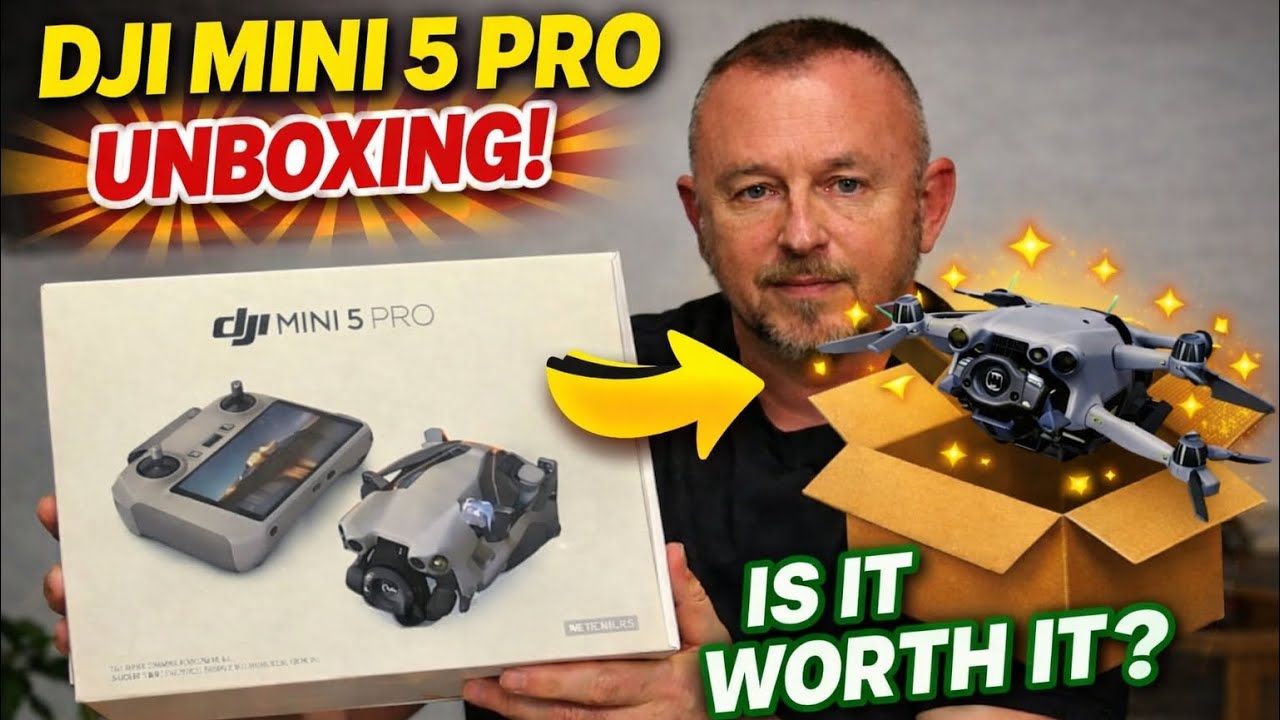 “Is the DJI Mini 5 Pro a Game Changer? Full Unboxing!
