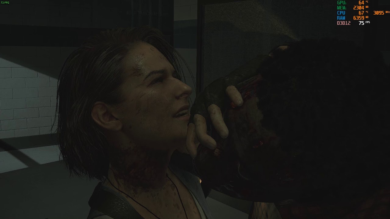 Resident Evil 3 remake on GTX 1050, i5 7300HQ, 12GB RAM