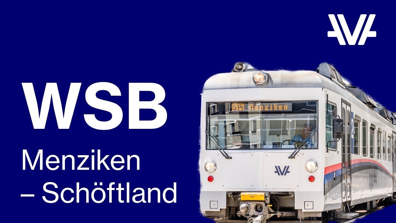 Komplette Führerstandsfahrt Menziken–Aarau–Schöftland (WSB)