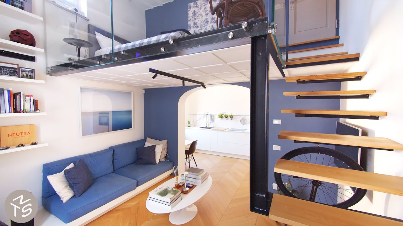 NEVER TOO SMALL: Architect’s Stylish Small Apartment Renovation Italy - 50sqm/538sqft