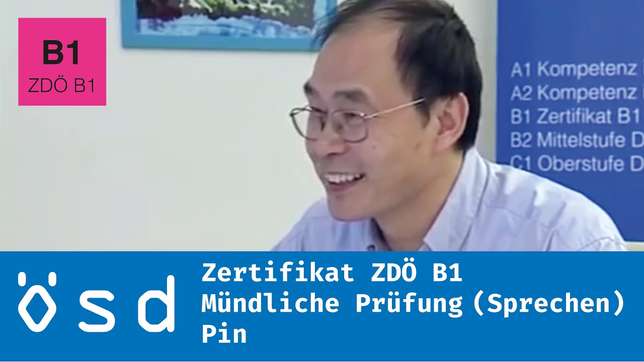 ÖSD Zertifikat Deutsch Österreich B1 – Mündliche Prüfung (Sprechen)