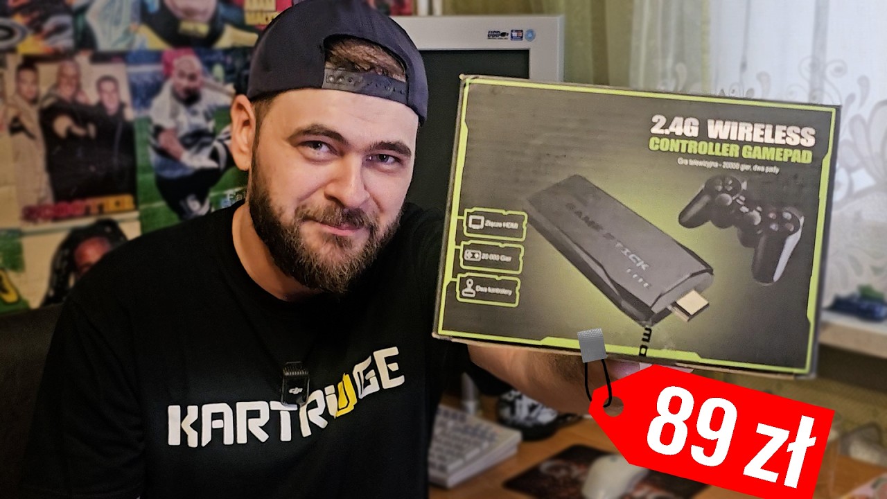 Kupiłem najmniejszą konsolę retro typu STICK do TV 4K - czy to działa?