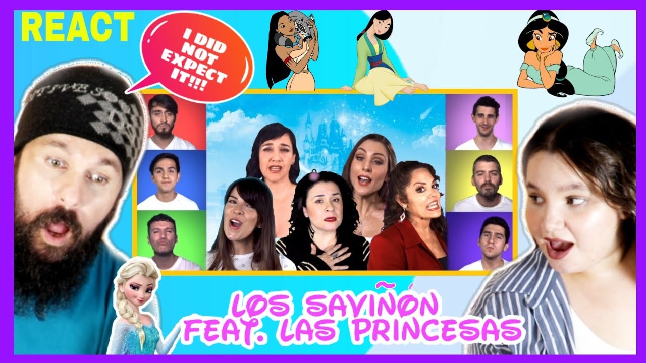 VOCAL COACHES REACT: LOS SAVIÑÓN FEAT. LAS PRINCESAS - MEDLEY DE DISNEY A CAPPELLA