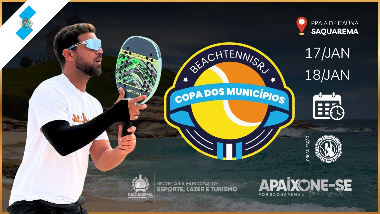3&ordf; Copa dos Munic&iacute;pios Beach Tennis RJ 2026 (17 e 18 / JAN)