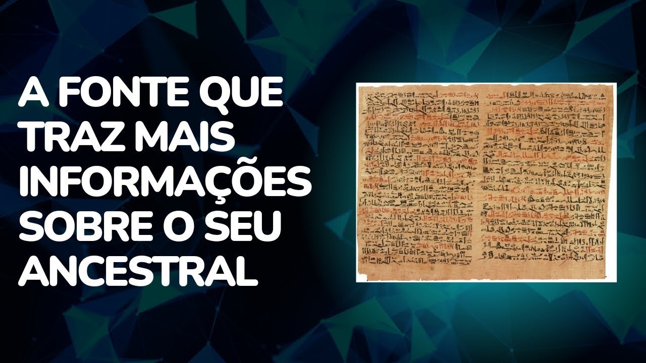 UMA FONTE QUE CONTA A HISTÓRIA DOS SEUS ANCESTRAIS