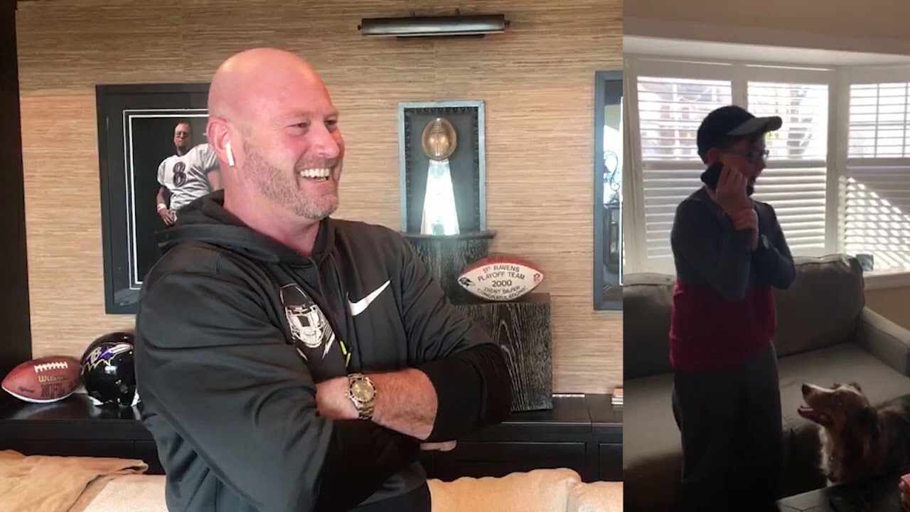 Panini Super Bowl Kid Reporter Corbin Boehm Gets the Call from Trent Dilfer