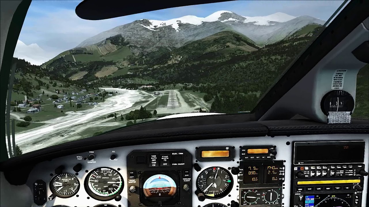 Landing in Mestia airport