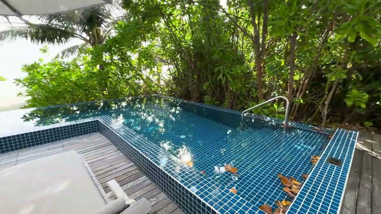 Family Beach Villa 2 Bedroom with Private Pool & Sunset Room Tour  @Radisson Blu Resort Maldives