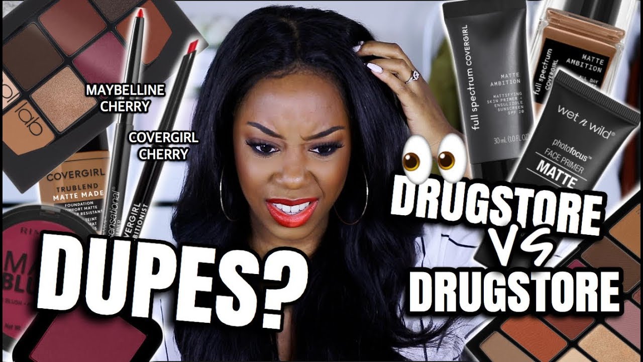 I FOUND MORE CHEAP DUPES IN MY MAKEUP COLLECTION | DRUGSTORE vs... DRUGSTORE??? | Andrea Renee