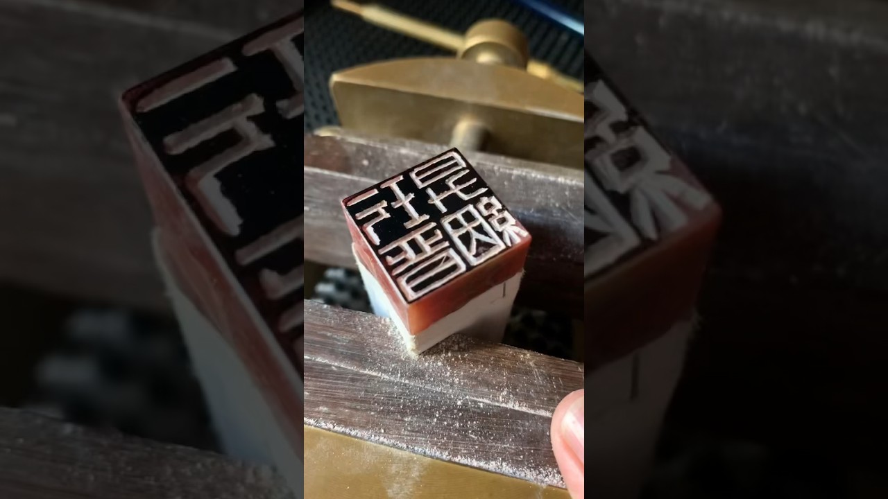#chineseart #art #stamp #carving #sealing