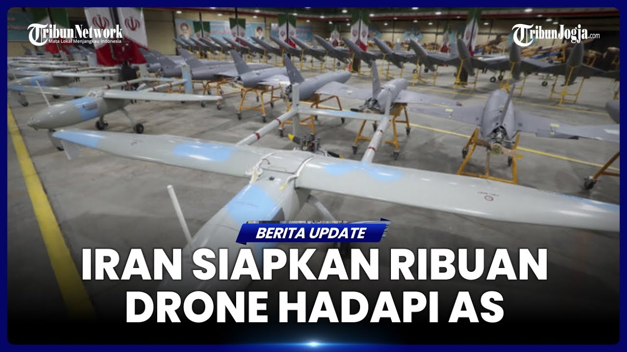 IRAN KIRIM ANCAMAN KERAS, SIAPKAN 1000 DRONE TEMPUR HINGGA RIBUAN MAKAM UNTUK TENTARA AS