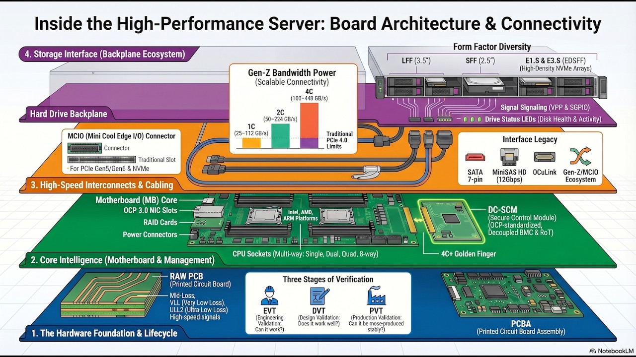 Architecting Hyperscale Servers: DC-SCM, Retimer Cards, and High-Density Interconnects