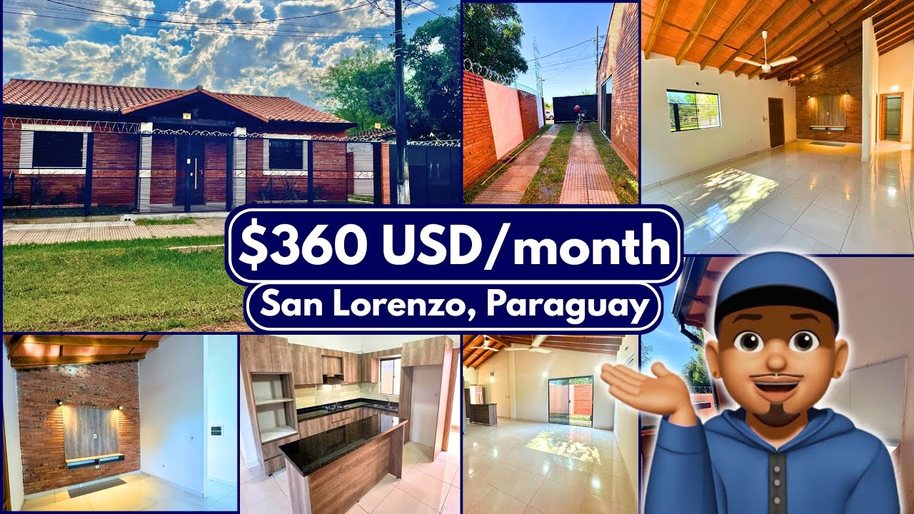 My New Modern Home Rental for $360 USD/Month in San Lorenzo, Paraguay!