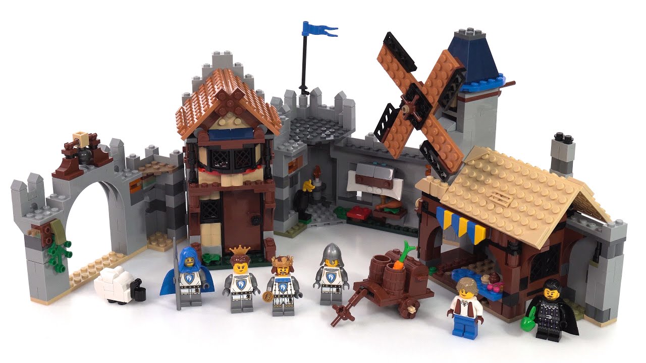 LEGO Creator Medieval Horse Knight Castle alternate build review! Medieval Town #NotSponsored 31168